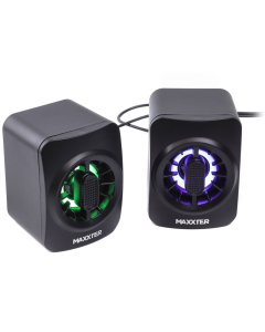 Колонки мультимедійні Maxxter CSP-U005RGB Чорні (Black)