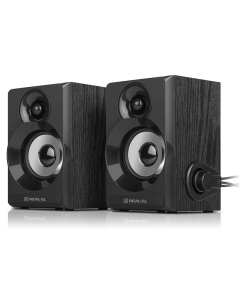 Колонки мультимедійні REAL-EL S-200 Чорні (Black)