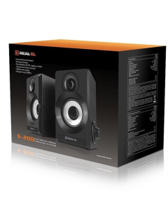 Колонки мультимедійні REAL-EL S-200 Чорні (Black)