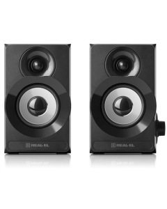 Колонки мультимедійні REAL-EL S-200 Чорні (Black)