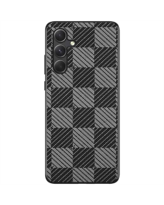Чехол-накладка для Samsung S24 Plus Grid TPU+PC Черный (Black Cube)