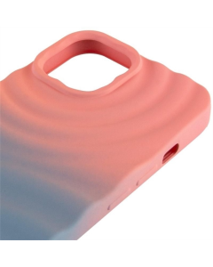 Чохол накладка для iPhone 11 PU ColorWave Помаранчева Сіра (Peach Sky)