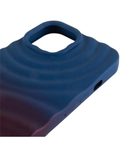 Чохол накладка для iPhone 11 PU ColorWave Червона Синя (Navy Blue Plum)