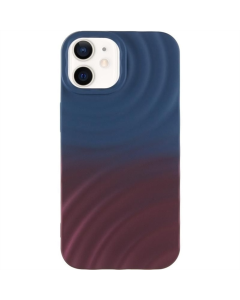 Чохол накладка для iPhone 11 PU ColorWave Червона Синя (Navy Blue Plum)