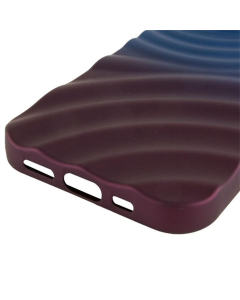 Чохол накладка для iPhone 11 PU ColorWave Червона Синя (Navy Blue Plum)