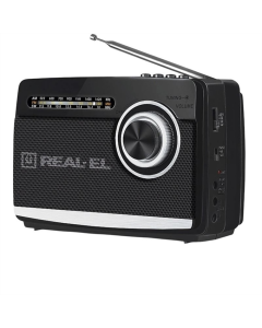 Портативний радіоприймач REAL-EL X-510 Чорний (Black)