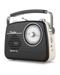 Портативний радіоприймач REAL-EL X-540 Чорний Жовтий (Black Yellow)