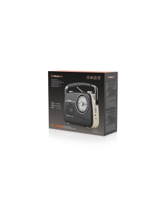 Портативний радіоприймач REAL-EL X-540 Чорний Жовтий (Black Yellow)