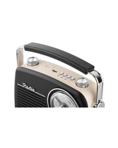 Портативний радіоприймач REAL-EL X-540 Чорний Жовтий (Black Yellow)