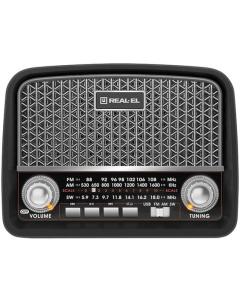 Портативний радіоприймач REAL-EL X-520 Чорний (Black)