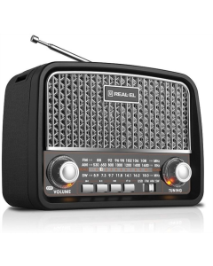 Портативний радіоприймач REAL-EL X-520 Чорний (Black)
