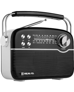 Портативный радиоприемник REAL-EL X-545 Черный (Black)