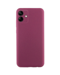 Чехол-накладка для Samsung A06 TPU GETMAN Liquid Silk Full Camera Бордовый (Марсала)