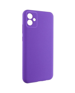 Чехол-накладка для Samsung A06 TPU GETMAN Liquid Silk Full Camera Фиолетовый (Purple)
