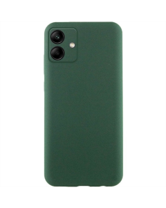 Чехол-накладка для Samsung A06 TPU GETMAN Liquid Silk Full Camera Зеленый (Темно-зеленый)