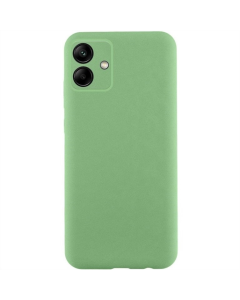 Чехол-накладка для Samsung A06 TPU GETMAN Liquid Silk с полной камерой Зеленый (Фисташковый)
