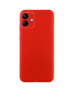Чехол-накладка для Samsung A06 TPU GETMAN Liquid Silk Full Camera Красный (Red)