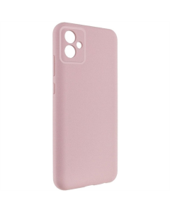 Чехол-накладка для Samsung A06 TPU GETMAN Liquid Silk Full Camera Розовый (розовый песок)