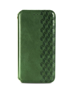 Чохол кейс для Samsung A06 GETMAN Cubic (PU) Зелений (Green)