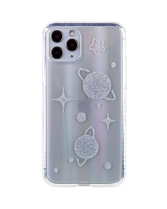 Чохол накладка для iPhone 11 Pro Max TPU+Glass Aurora Space Планети
