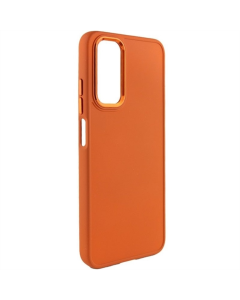 Чехол-накладка для Samsung A54 5G Bonbon Metal Style TPU Оранжевый (Папайя)