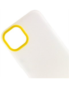 Чохол накладка для iPhone 11 Pro Max TPU+PC Bichromatic Жовта (Matte Yellow)