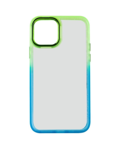 Чехол-накладка для iPhone 11 Pro Max TPU+PC серии Fresh Sip Цвет Бирюзовый Лимон (Turguoise Lemon)