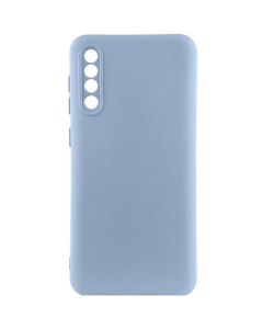 Чехол-накладка для Samsung A50/A50s/A30s GETMAN Liquid Silk FC TPU Голубой (сиреневый)
