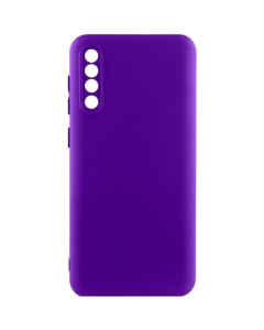 Чехол-накладка для Samsung A50/A50s/A30s GETMAN Liquid Silk FC TPU Фиолетовый (Ультрафиолет)