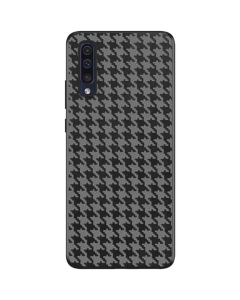 Чехол-накладка для Samsung A50/A50s/A30s Grid TPU+PC Черный (Black)