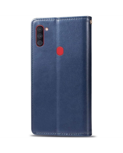 Чохол кейс для Samsung A11 GETMAN Gallant (PU) Синій (Blue)