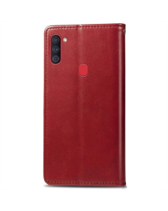 Чохол кейс для Samsung A11 GETMAN Gallant (PU) Червоний (Red)