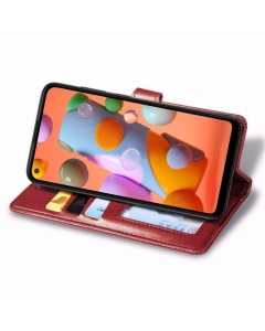 Чохол кейс для Samsung A11 GETMAN Gallant (PU) Червоний (Red)