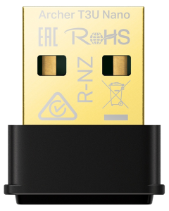 Wi-Fi адаптер TP-Link Archer T3U nano AC1300 USB2.0 Чорний (Black)