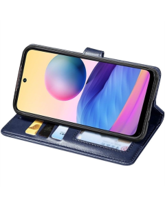 Чохол кейс для Samsung A25 5G GETMAN Gallant (PU) Синій (Blue)