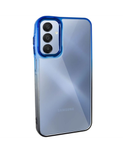 Чехол-накладка для Samsung A25 5G серии Fresh Sip из TPU+PC Черный Синий (Black Blue)