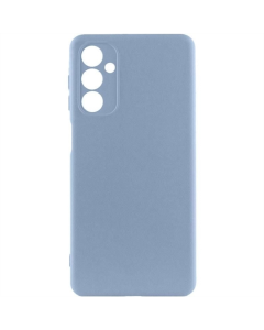 Чехол-накладка для Samsung A25 5G GETMAN Liquid Silk Full Camera TPU Голубой (сиреневый)