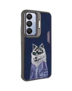 Чехол-накладка для Samsung A16 4G/5G Friends TPU+PC Синий (Синий волк)