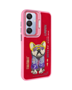 Чехол-накладка для Samsung A16 4G/5G Friends TPU+PC Розовый (Розовая Собачка)