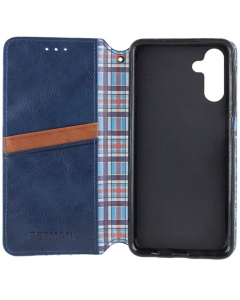 Чохол кейс для Samsung A16 4G/5G GETMAN Cubic (PU) Синій (Blue)