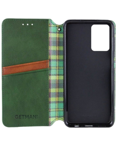 Чохол кейс для Samsung S24 Ultra GETMAN Cubic (PU) Зелений (Green)