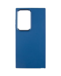Чехол-накладка для Samsung S24 Ultra Bonbon Metal Style TPU Синий (Джинсовый синий)