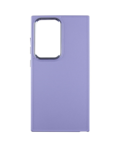 Чехол-накладка для Samsung S24 Ultra Bonbon Metal Style TPU Фиолетовый (Dasheen)