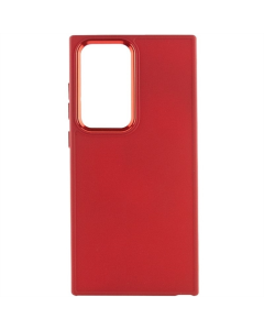 Чехол-накладка для Samsung S24 Ultra Bonbon Metal Style TPU Красный (Red)