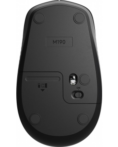 Миша бездротова Logitech M190 CHARCOAL EMEA Чорна (Black)