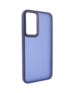 Чехол-накладка для Samsung S24 Ultra Lyon Frosted TPU+PC Синий (Темно-синий)