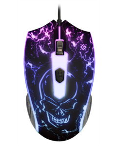 Миша ігрова Defender Overmatch GM-069 Чорна (Black)