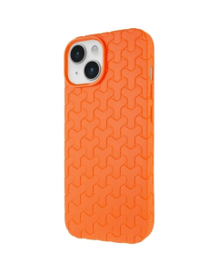 Чехол-накладка для iPhone 12/12 Pro TPU Weaving Оранжевый (Orange)