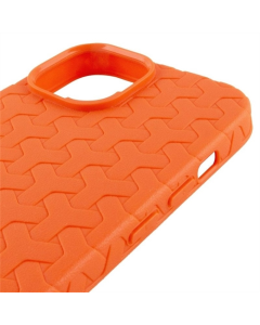 Чехол-накладка для iPhone 12/12 Pro TPU Weaving Оранжевый (Orange)