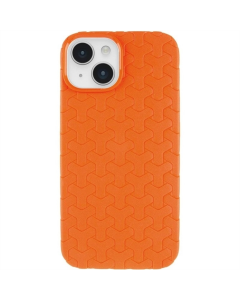 Чехол-накладка для iPhone 12/12 Pro TPU Weaving Оранжевый (Orange)